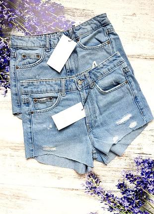 Джинсові шорти zara, нова колекція, розмір 34 (xs), 36(s)