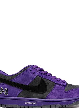 Кросівки nike dunk x supreme purple n2102 40