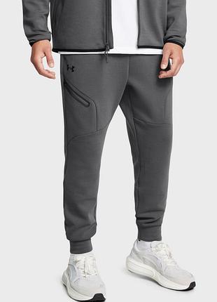 Штани спортивні ua unstoppable flc jgr eu 1389353-025 under armour l сірий 1389353-025