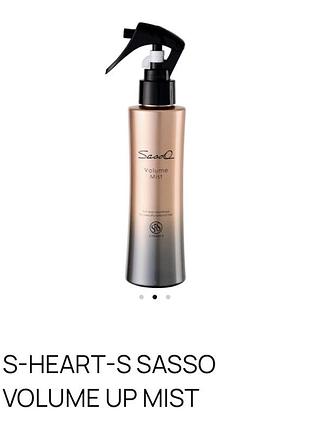 Спрей для обʼєму волосся s-heart-s sasso volume up mist