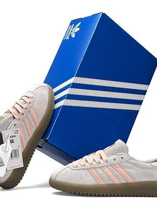 Женские кроссовки adidas originals bermuda светло серые кроссы замшевые адидас оригиналс бермуда на лето 37
