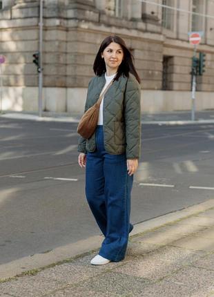 Стьобана куртка uniqlo pufftech relaxed jacket