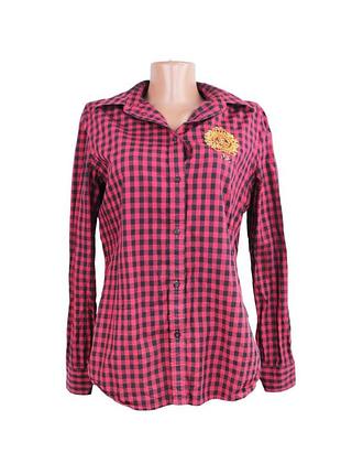 Б/в в ідеальному стані жіноча сорочка в клітинку m комбінований ralph lauren