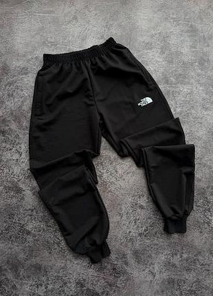 Мужские черные спортивные штаны из двунитки, размеры: s, m, l, xl, xxl tnf, m
