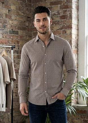 Сорочка в клітинку hugo boss