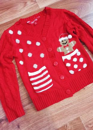 Кофта на новый год фотосессия на 5-6 лет рост 110 116