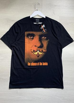 Чоловіча футболка gildan the silence of the lambs мовчання ягнят 100% бавовна неймовірно стильний принт чудова якість розміри m (ua 50) та l (ua 52)