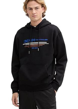 Худи men's sweater 1043298-13312 tom tailor l черный 1043298-13312 xl