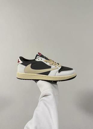 Кросівки nike air jordan 1 retro low og travis scott reverse mocha 42