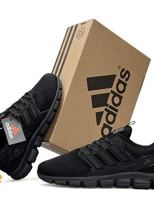 Чоловічі кросівки adidas climacool чорні текстильні повсякденні адідас клімакул сітка літо весна легкі спортивні 44