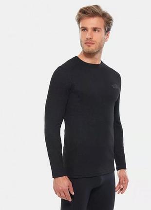 Світшот easy l/s crew neck tnf black nf0a4cb8jk31 the north face l чорний nf0a4cb8jk31