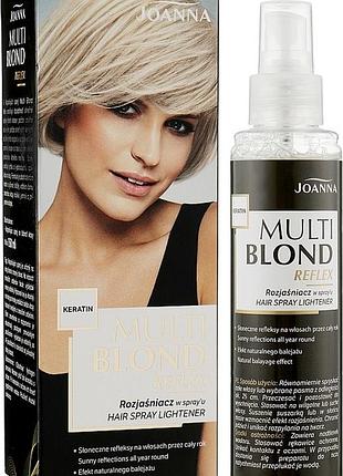 Спрей для освітлення волосся joanna multi blond spray 150 ml