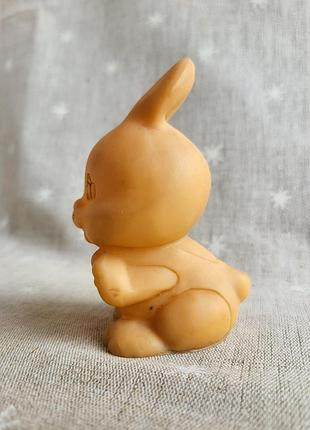 Резиновая игрушка зайчик ссср 3