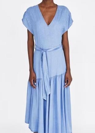 Джинсова сукня zara