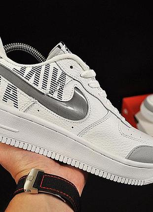 Кросівки чоловічі nike air force 1 max gross white & gray 46