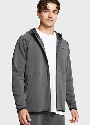 Худи ua unstoppable flc fz hd eu 1389352-025 under armour l серый 1389352-025 xl