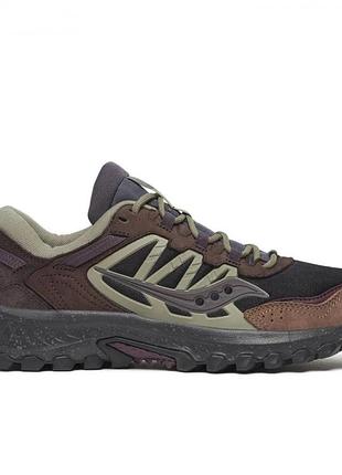 Кроссовки grid peak s70930-2 saucony 10 (44) темно-коричневый s70930-2 44.5