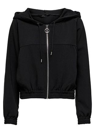 Толстовка onlmariya l/s zip hoodie pnt 15243731-black only l чорний 15243731-black