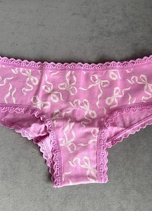 Базовые хлопковые трусики виктория сикрет оригинал victorias secret