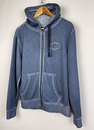 Мужское зип худи, кофта angelo litrico washed zip hoodie