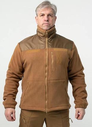 Флісова кофта мікрофліс койот military