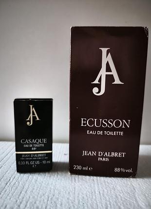 Ecusson eau de toilette jean d'albret paris 230 ml.