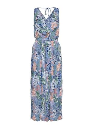 Сукня onlforest life s/l ankle dress wvn 15226479 allure la leaves only m блакитний 15226479allurelaleaves