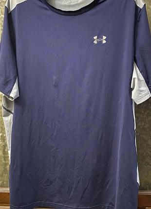 Фирменная футболка "under armour" (оригинал). наш размер - 54, 56. пог - 67 см.