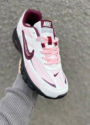 Кросівки nike initiator найк іницятор білі чорні бордові для жінок спортивні легкі та зручні