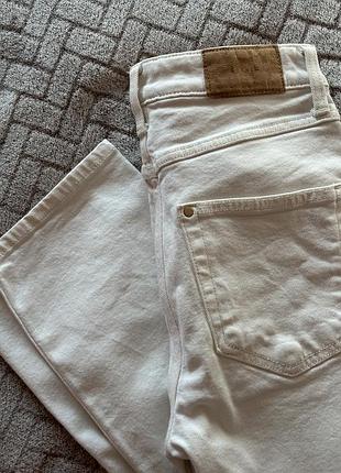 Білі джинси &denim
