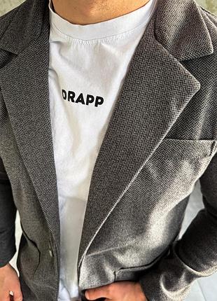 Костюм чоловічий стильний модний жакет штани модний драпп drapp