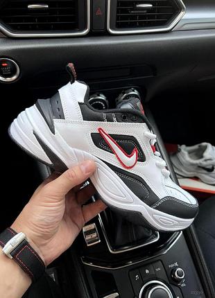 Кросівки чоловічі nike m2k tekno white black red 44