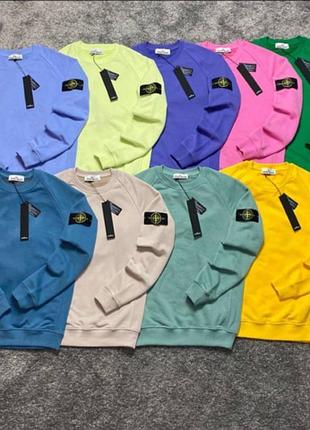 Світшоты stone island белый, xs