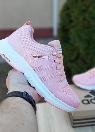 Adidas neo розовые