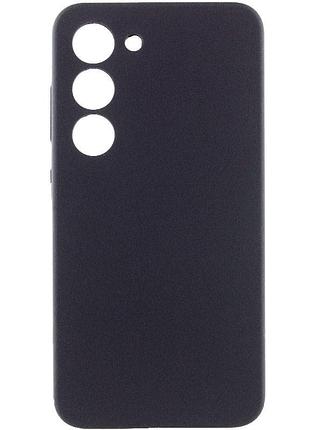 Чохол silicone cover lakshmi full camera (aaa) для samsung galaxy s22 чорний / black