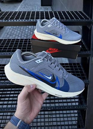Кроссовки nike zoom pegasus 40 темно-серые легкие спортивные для тренировок мужчин найк зум пегасус