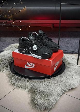 Кроссовки nike air tn plus найк эир ти эн плюс текстиль черные для активного отдыха мужчин