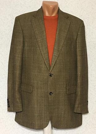 Пиджак мужской твидовый hugo boss - angelico (54)