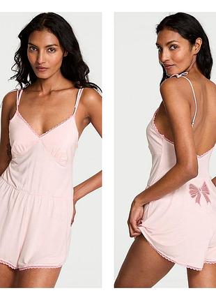 Victoria´s victorias secret виктория сикрет ромпер комбенизон modal bow short romper