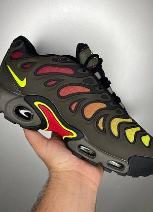 Мужские кроссовки nike air max tn plus drift dark green, найк эир макс тн плюс дрифт темно-зеленые хаки