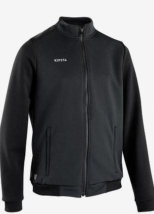 Decathlon kipsta - чорно синя спортивна кофта, 8-9років, 134-140розмір