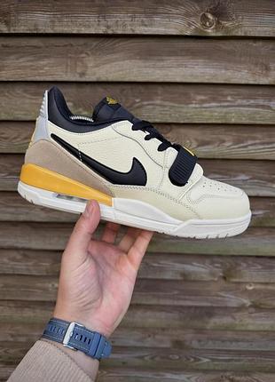 Кросівки nike air jordan legacy 312 low бежеві для чоловіків зручні легкі спортивні взуття найк аir джордан