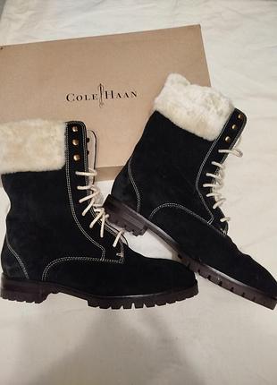 Замшевые ботинки cole haan. размер 8us