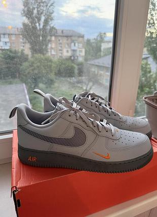 Кросівки чоловічі nike air force 1 07 lv8 grey, оригінал. eur 45,5
