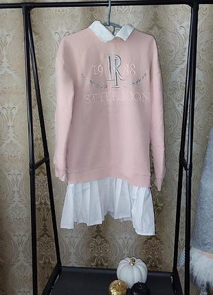 Стильное платье-свитшот river island 9-10