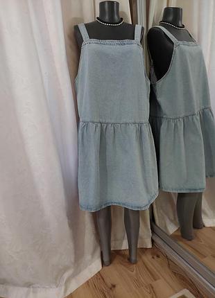 Джинсовое платье 👗 сарафан 3