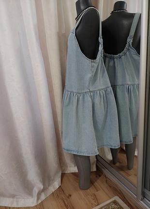 Джинсовое платье 👗 сарафан 4