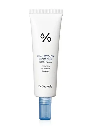 Увлажняющий солнцезащитный крем с гиалуроновой кислотой dr.ceuracle hyal spf 50+ 50 мл