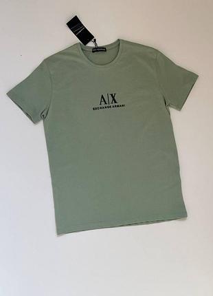 Мужская брендовая футболка armani 100% бавовна армани