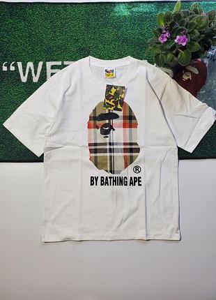 Футболка bape x burberry